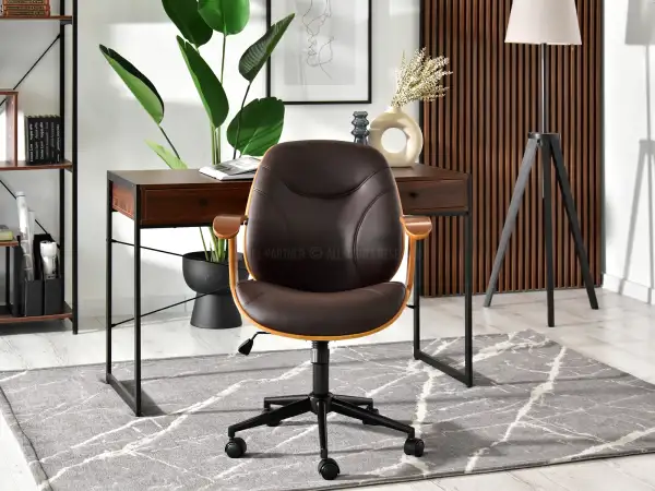 Wybierz luksusowy design: Fotel drewniany to znakomity element aranżacji wnętrza biura